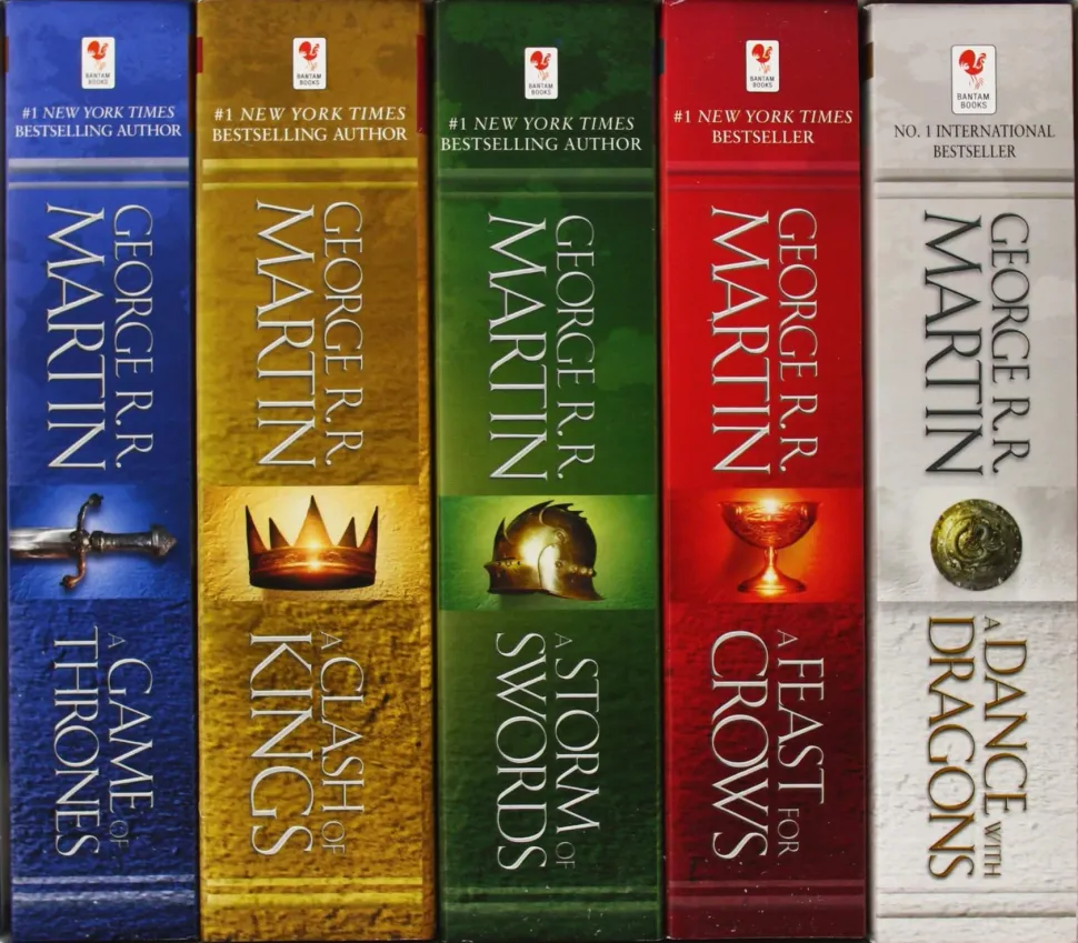 George R. R. Martin's A Game of Thrones 5-Book Boxed Set (Song of Ice and Fire Series): A Game of Thrones, A Clash of Kings, A Storm of Swords, A Feast for Crows, and A Dance with Dragons