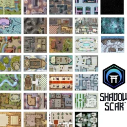 Giant Book of Battle Mats Shadow Scar