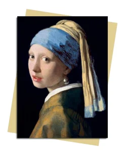 Girl With a Pearl Earring Greeting Card