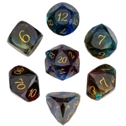 Glass Colored Glaze Poly Brick Veneer Rainbow /Gold (7)