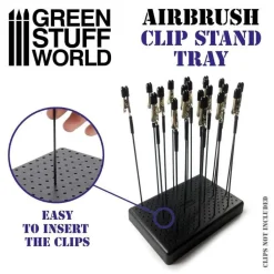 Green Stuff World: Airbrush Clip Stand Tray