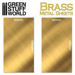 Green Stuff World: Brass Metal Sheets 60x120mm