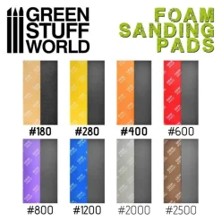 Green Stuff World: Foam Sanding Pads Coarse Grit Assortment