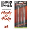 Green Stuff World: Hooks & Picks Sculpting Tool Set