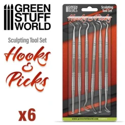 Green Stuff World: Hooks & Picks Sculpting Tool Set