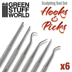 Green Stuff World: Hooks & Picks Sculpting Tool Set