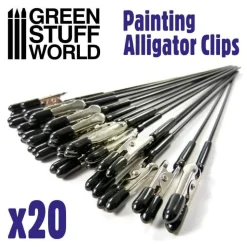 Green Stuff World: Painting Alligator Clips x20