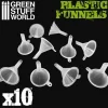 Green Stuff World: Plastic Funnels x10