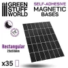 Green Stuff World: Rectangular Megnetic Bases 25x40mm