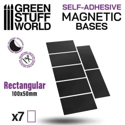 Green Stuff World: Rectangular Megnetic Bases 100x50mm