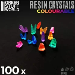 Green Stuff World: Resin Crystals Colourable, Small