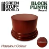 Green Stuff World: Round Block Plinth Hazelnut 8 cm