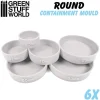 Green Stuff World: Round Containment Mould x6