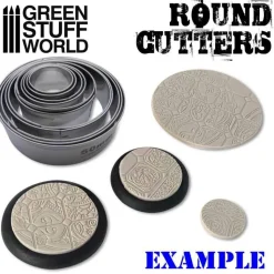 Green Stuff World: Round Cutters x11
