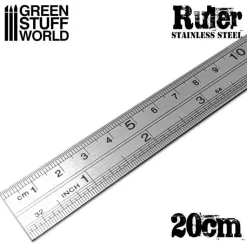 Green Stuff World: Ruler Stainless Steel 20cm