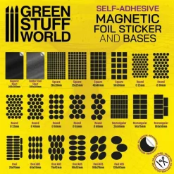 Green Stuff World: Square Magnetic Bases 50x50mm
