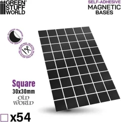 Green Stuff World: Square Magnetic Bases 30x30mm
