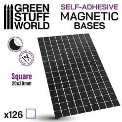Green Stuff World: Square Magnetic Bases 20x20mm