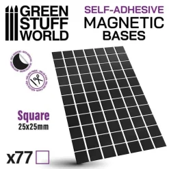 Green Stuff World: Square Magnetic Bases 25x25mm
