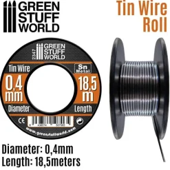Green Stuff World: Tin Wire Roll 0,4mm