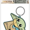 Grogu's Little Friend Rubber Keychain