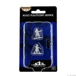 Halfling Male Monk (Wave 15) Pathfinder Deep Cuts Unpainted Miniature Figur