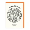 Happy Birthday Maze Greeting Card