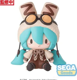 Hatsune Miku Marshmallow Hot Cocoa Fuwa Pett Chibi Figure 10 cm