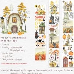 Haunted Harvest Pre-cut Wide PET Tape