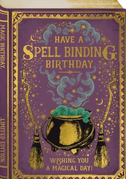 Have a Spell Binding Birthday, Wishing You a Magical Day! kort 120 x 170mm