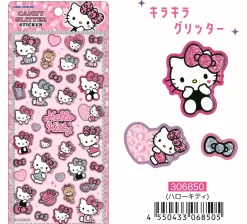 Hello Kitty Gal Art Candy Glitter Sticker