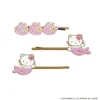 Hello Kitty Hairpin Set Pink Mermaid