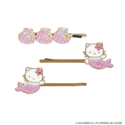 Hello Kitty Hairpin Set Pink Mermaid