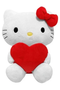 Hello Kitty Heart Plush Figure 14 cm