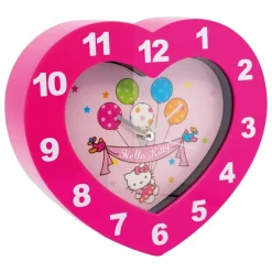 Hello Kitty Heart Shaped Wall Clock