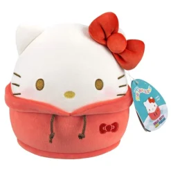 Hello Kitty Hoddie Squishmallows Plush Figure 20 cm