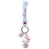 Hello Kitty Peach Series Keychain with Hand Strap