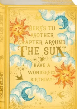 Here’s to Another Chapter Around the Sun, Have a Wonderful Birthday! kort 120 x 170mm