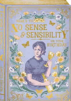 Here’s to No Sense & Sensibility On Your Birthday, kort 120 x 170mm