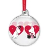 Hjerte Julekule 9 cm