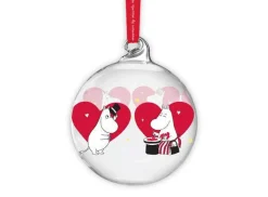 Hjerte Julekule 9 cm