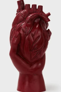 Hold My Heart Red Vase
