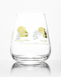Hominid Skulls Wine Glass