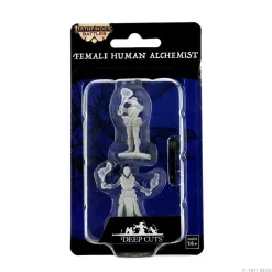Human Female Alchemist (Wave 15) Pathfinder Deep Cuts Unpainted Miniature Figur