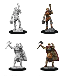 Human Female Barbarian (Wave 12) Dungeons & Dragons Nolzurs Marvelous Unpainted Miniature Figur