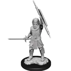 Human Male Fighter (Wave 13) Dungeons & Dragons Nolzurs Marvelous Unpainted Miniature Figur