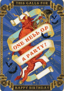 HUZZAH Hell of a Party Card