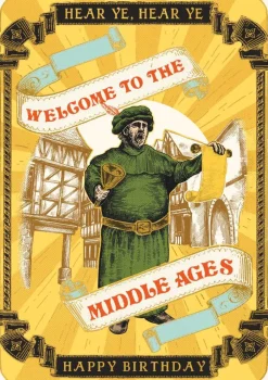 HUZZAH Middle Ages Card
