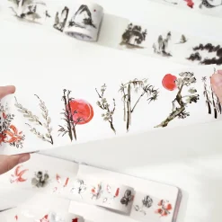 Ink Tranquility Washi Tape Sticker Set