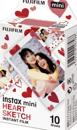 INSTAX mini Film Heart Sketch (10)